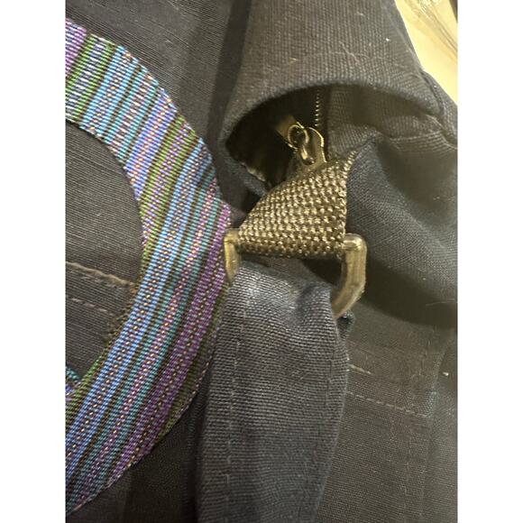 Blue Handmade Cotton bag with Peace Symbol - Picture 3 of 8